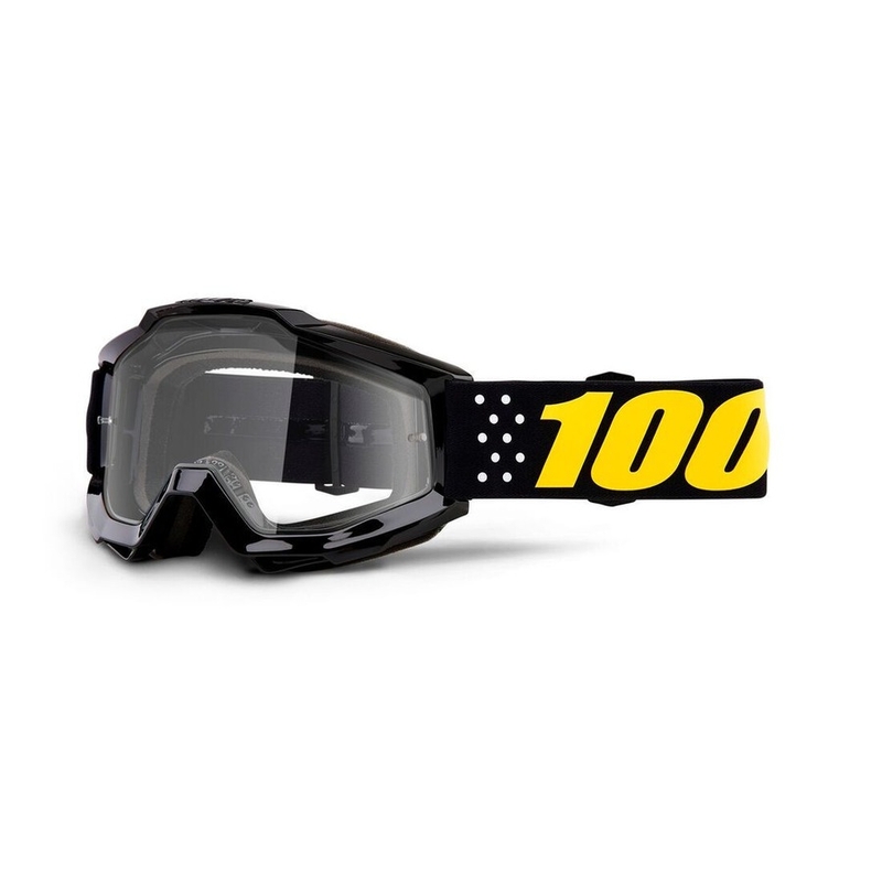 Dětské motokrosové brýle 100% Accuri Pistol (čiré plexi)