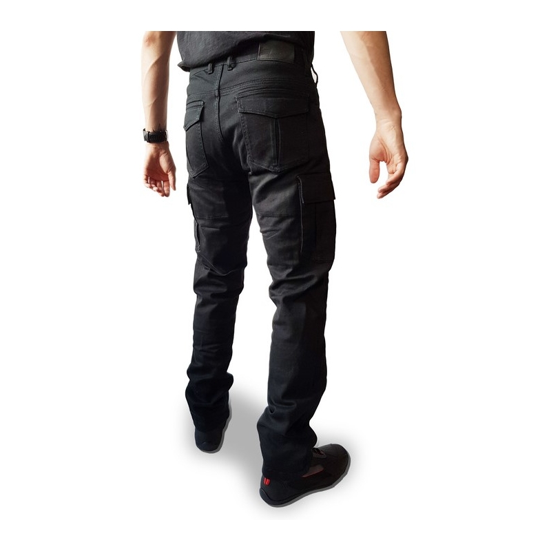 Ozone Shadow II Black Дънки за мотоциклет разпродажба