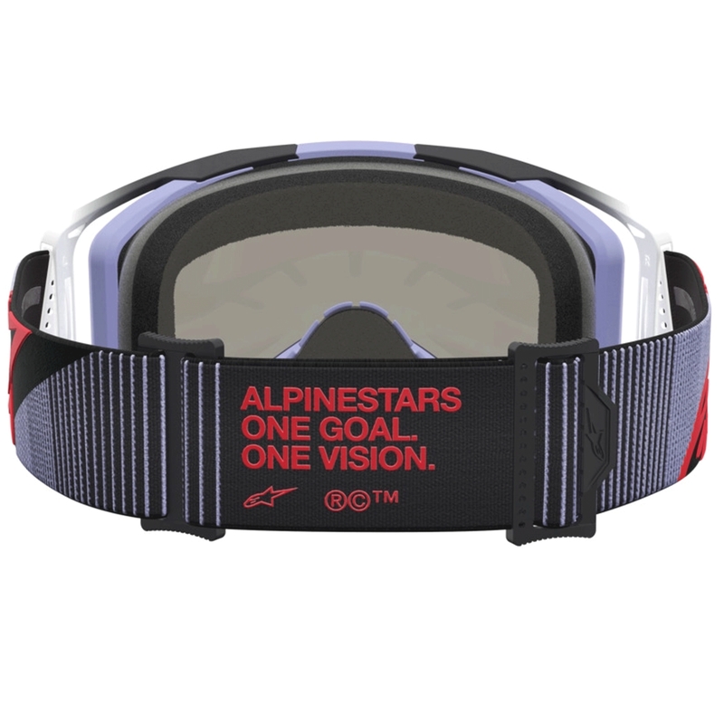 Мотокрос очила Alpinestars Vision 8 Maven, лавандулово-черни