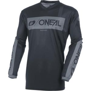Мотокрос фланелка O'Neal Element Racewear черно-сива