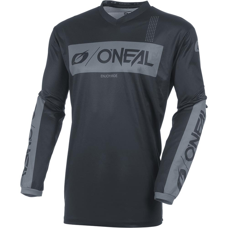 Мотокрос фланелка O'Neal Element Racewear черно-сива