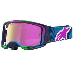 Мотокрос очила Alpinestars Vision 8 Maven синьо-лилави
