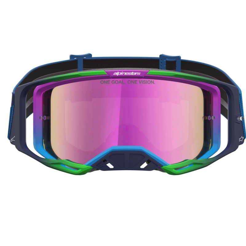 Мотокрос очила Alpinestars Vision 8 Maven синьо-лилави