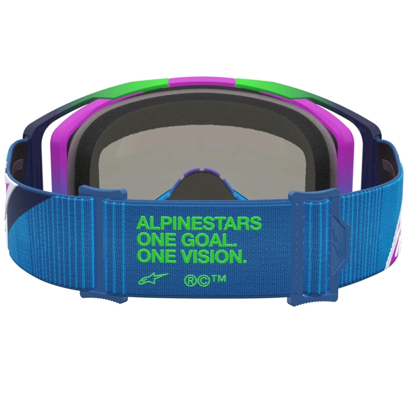 Мотокрос очила Alpinestars Vision 8 Maven синьо-лилави