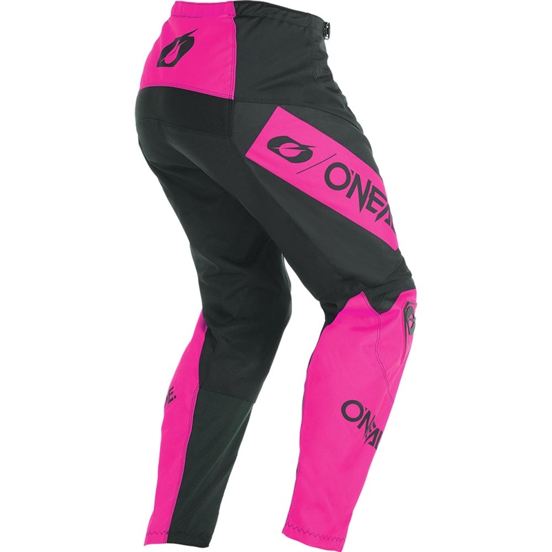 Дамски мотокрос панталони O'Neal Element Racewear черно-розови