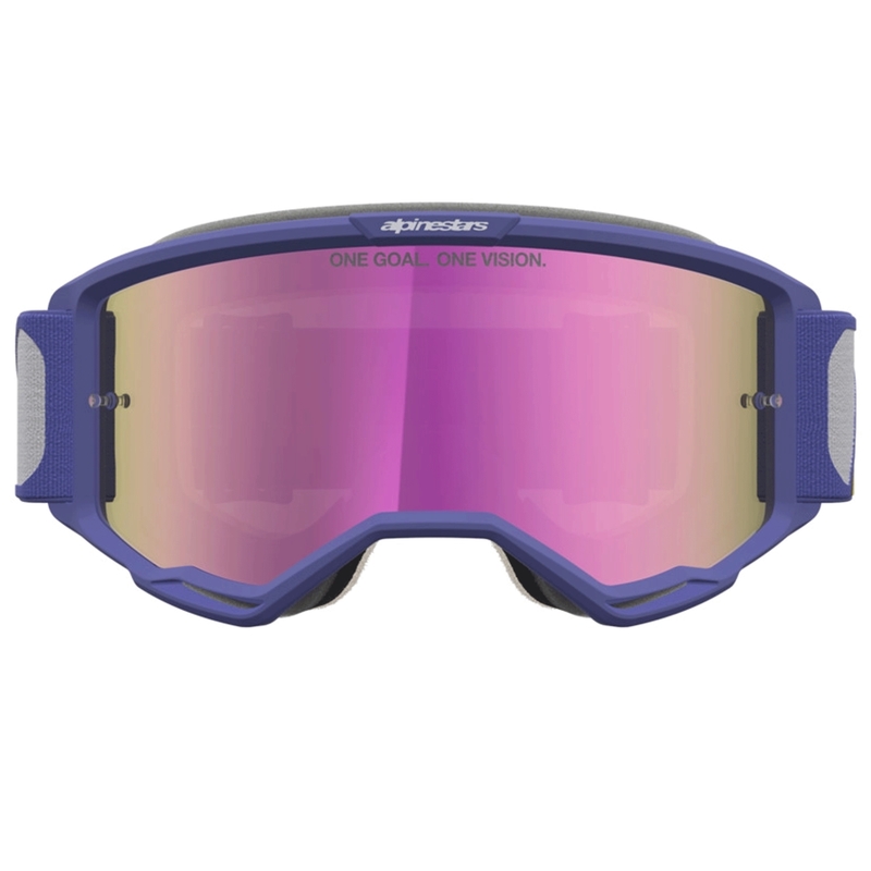 Мотокрос очила Alpinestars Vision 5 Drag червено-лилави