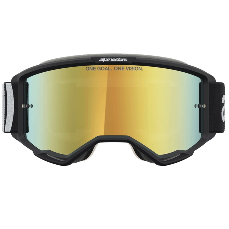 Мотокрос очила Alpinestars Vision 5 Hone черно-бели
