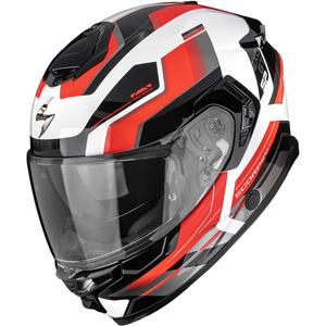 Scorpion EXO-GT SP Air Arkon каска за мотоциклет с пълно лице, бяло-червена
