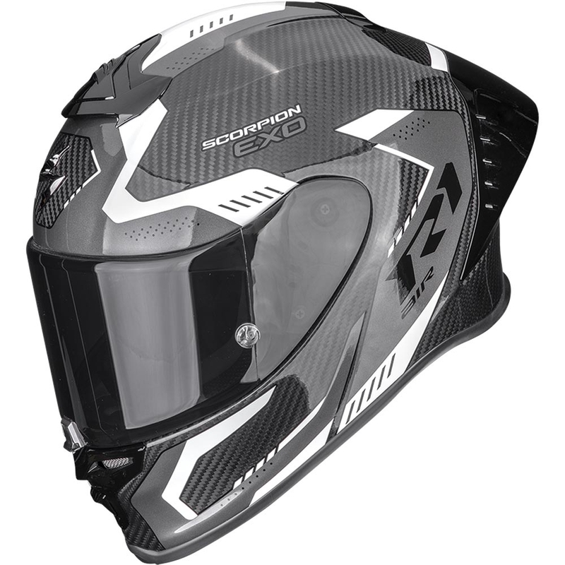 Scorpion EXO-R1 EVO II Air Propel каска за мотоциклет с пълно лице, черно-бяла