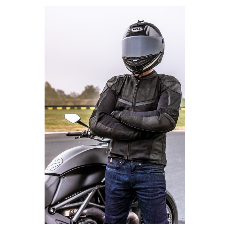 Bunda na motorku Rebelhorn Rocket černá výprodej