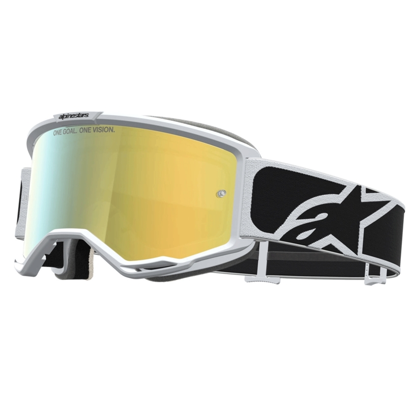 Мотокрос очила Alpinestars Vision 5 Rora черно-бели