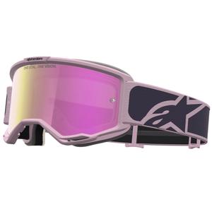 Мотокрос очила Alpinestars Vision 5 Rora, тъмносиво-розови