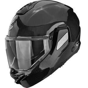 Scorpion EXO-TECH II Carbon Solid, черна, сгъваема, за мотоциклетисти