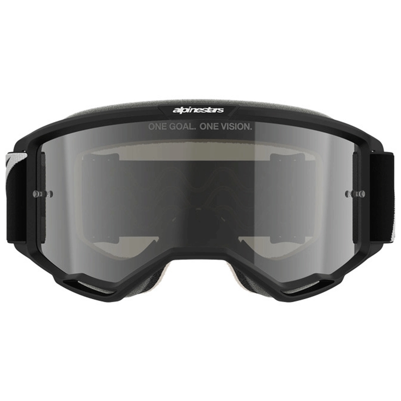 Мотокрос очила Alpinestars Vision 5 Corp 2, черно-бели
