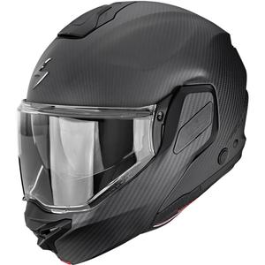 Scorpion EXO-TECH II Carbon Solid, сгъваема мотоциклетна каска, матово черна