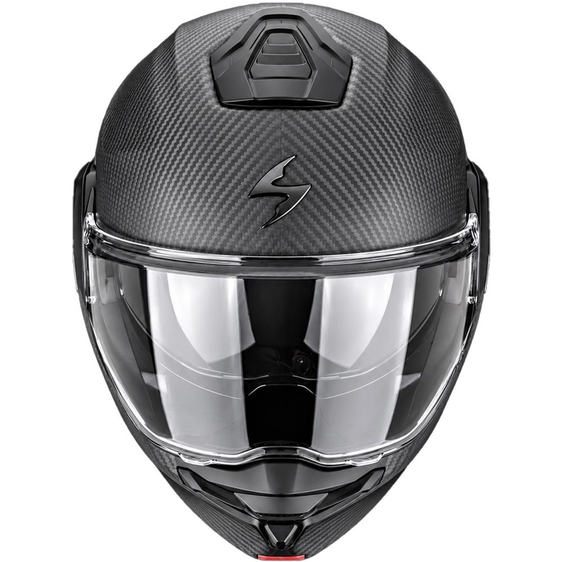 Scorpion EXO-TECH II Carbon Solid, сгъваема мотоциклетна каска, матово черна