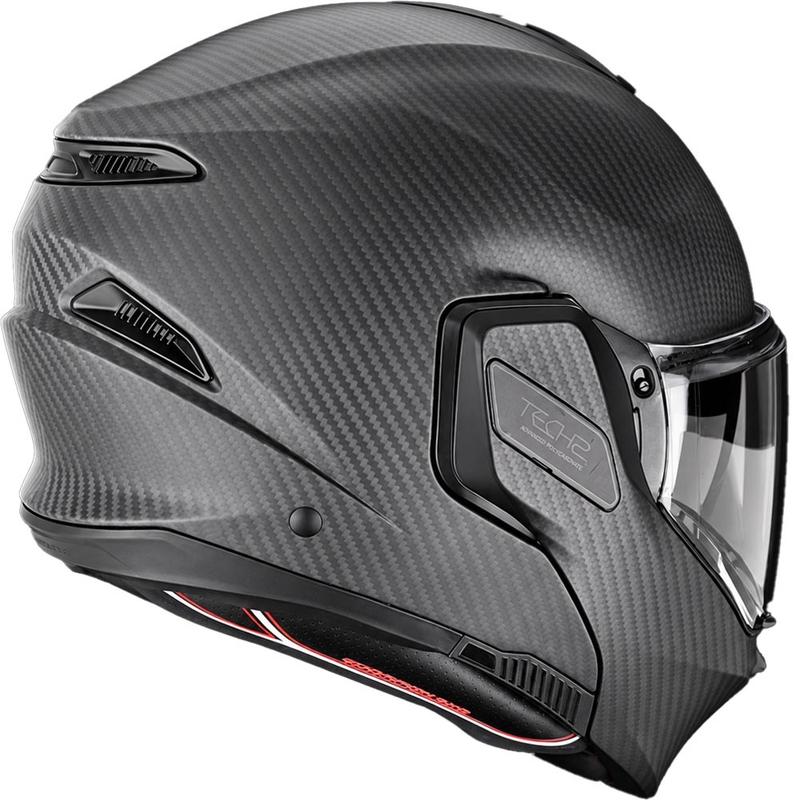 Scorpion EXO-TECH II Carbon Solid, сгъваема мотоциклетна каска, матово черна