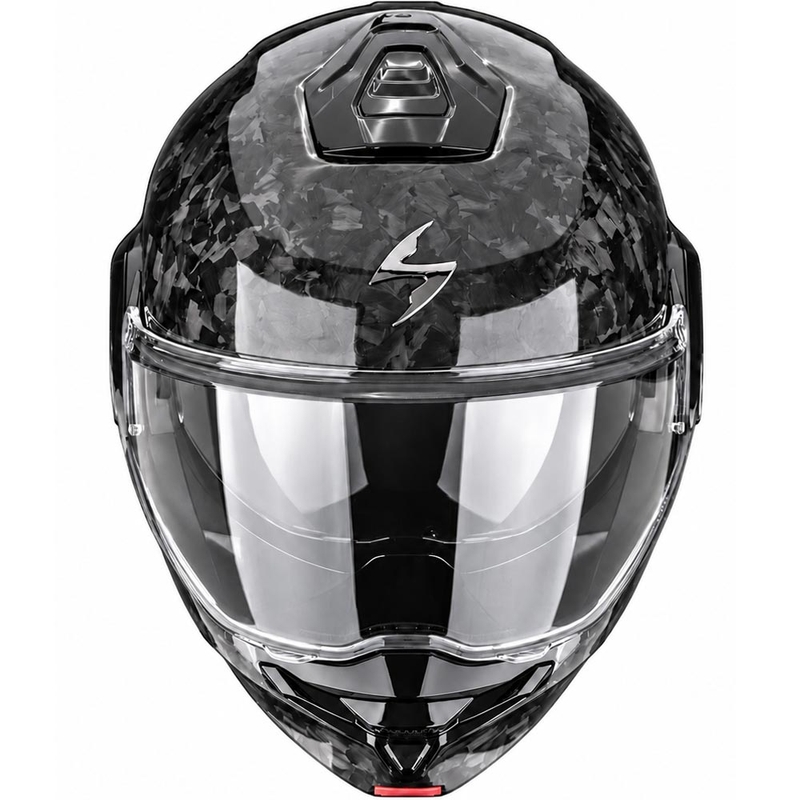 Мото каска Scorpion EXO-TECH II Onyx Carbon, сгъваема, черна