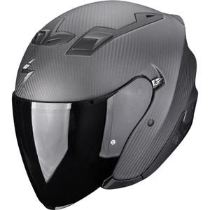 Scorpion EXO-Z1 Carbon Solid Мотоциклетна каска с отворено лице, матово черна