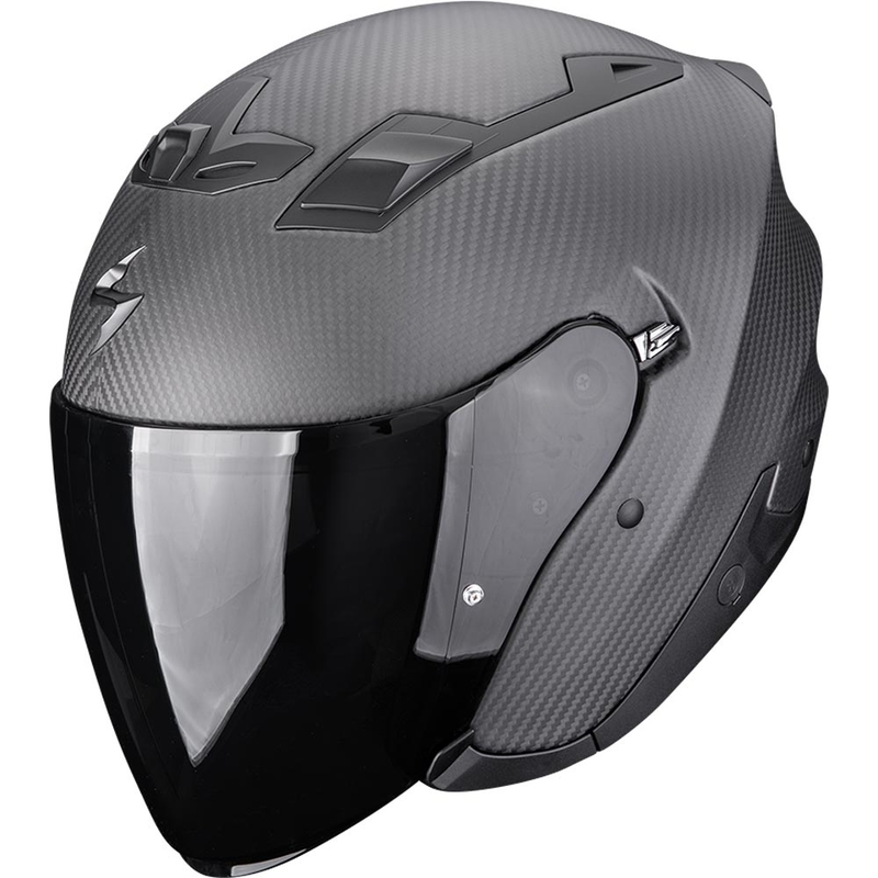 Scorpion EXO-Z1 Carbon Solid Мотоциклетна каска с отворено лице, матово черна