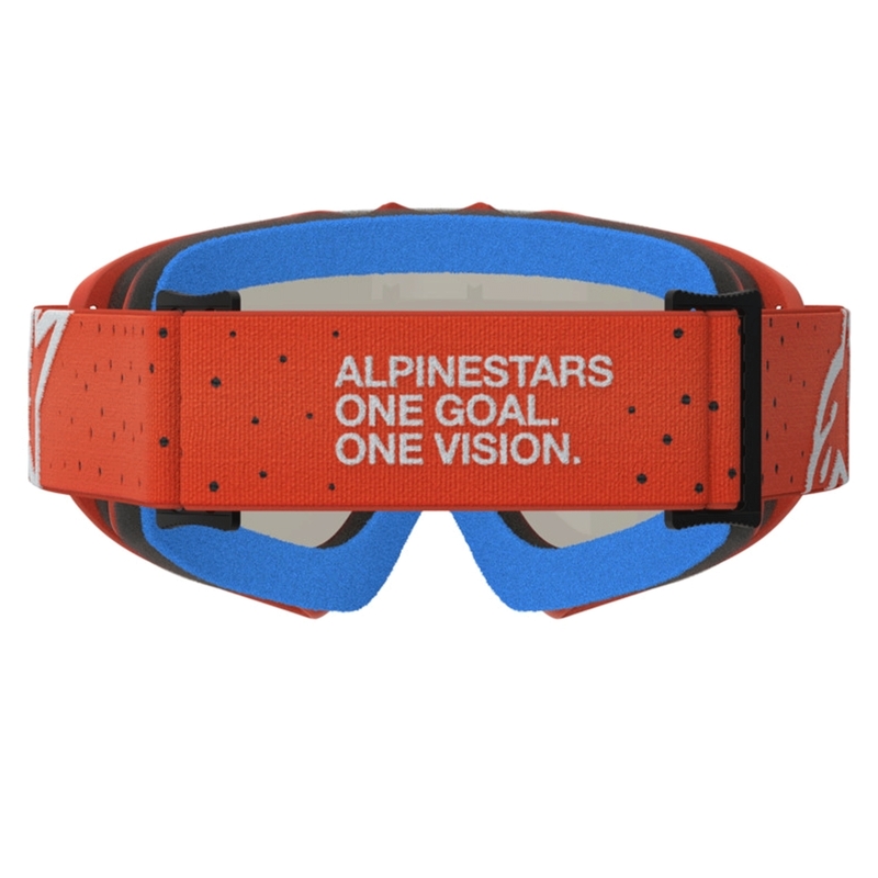 Детски мотокрос очила Alpinestars Vision Youth Vesta, оранжево-сребристи