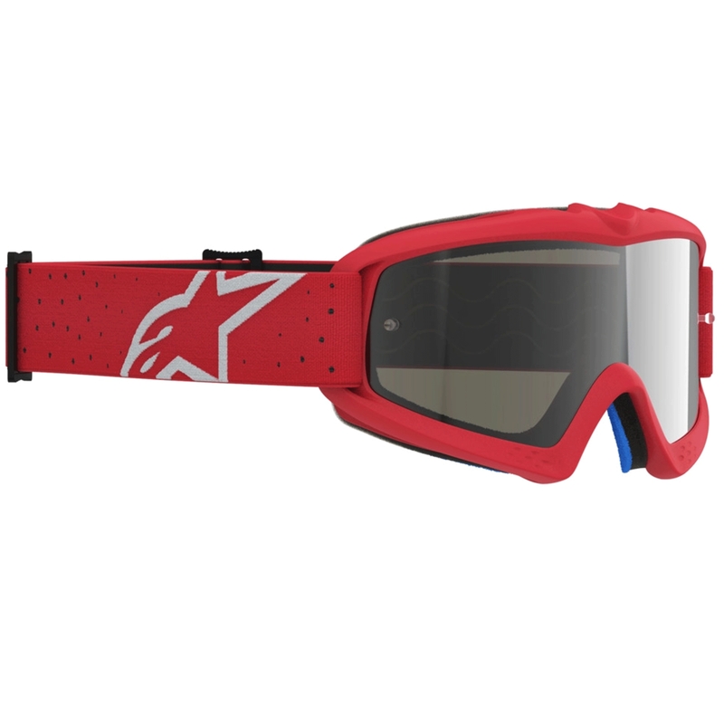 Детски мотокрос очила Alpinestars Vision Youth Vesta, флуоресцентно червено-хром