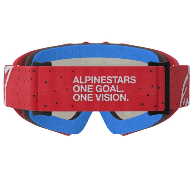Детски мотокрос очила Alpinestars Vision Youth Vesta, флуоресцентно червено-хром