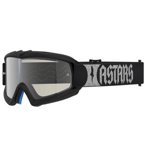 Детски мотокрос очила Alpinestars Vision Youth Atrox, черно-сребристи