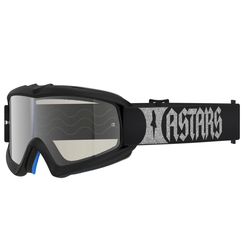 Детски мотокрос очила Alpinestars Vision Youth Atrox, черно-сребристи