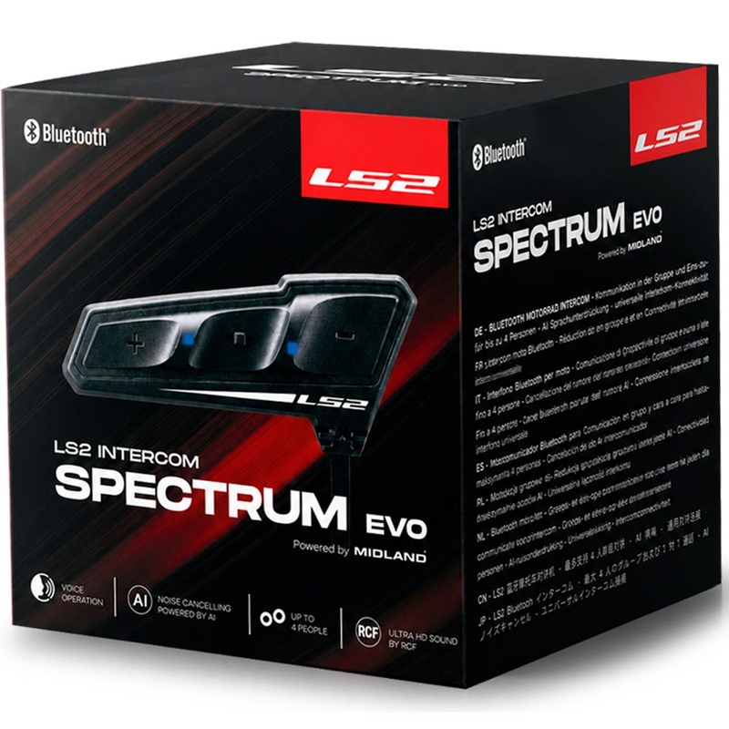 Bluetooth домофон LS2 Spectrum EVO черен