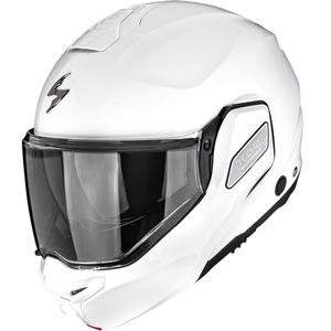 Scorpion EXO-TECH II Solid, сгъваема мотоциклетна каска, бяла