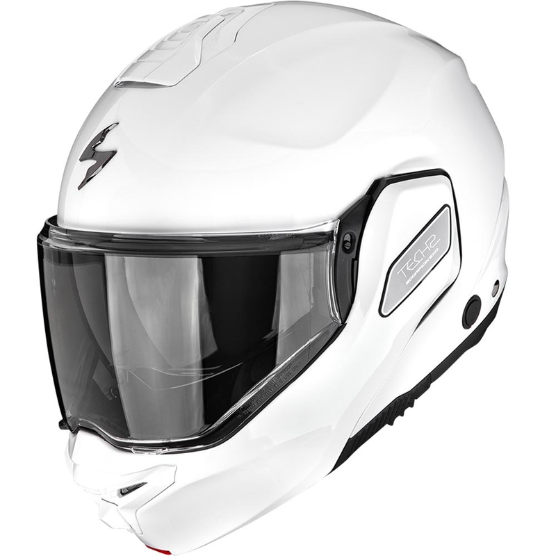 Scorpion EXO-TECH II Solid, сгъваема мотоциклетна каска, бяла