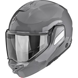 Scorpion EXO-TECH II Solid, сгъваема мотоциклетна каска, циментово сива