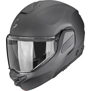 Scorpion EXO-TECH II Solid, сгъваема мотоциклетна каска, матово-антрацитна