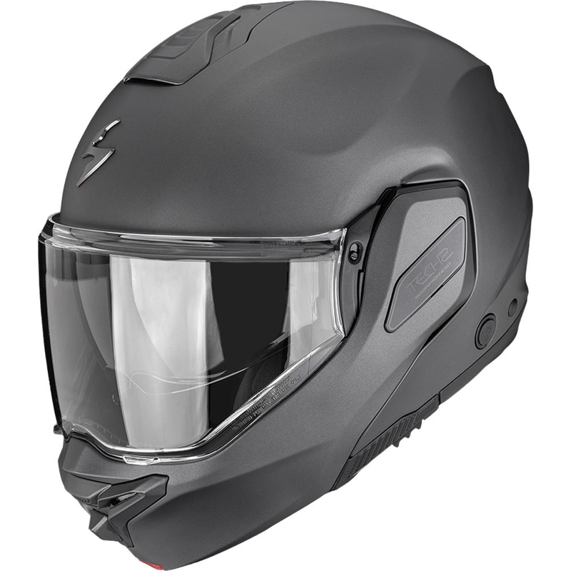 Scorpion EXO-TECH II Solid, сгъваема мотоциклетна каска, матово-антрацитна