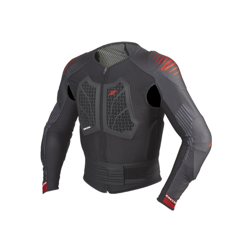 Протектор за тяло Zandona Action X7 черно-червен 170-179 cm