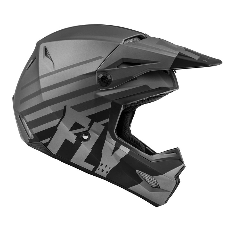 Motokrosová přilba FLY Racing Kinetic Thrive šedo-černá