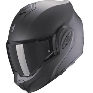 Scorpion EXO-TECH Lite Solid, сгъваема мотоциклетна каска, матово черна