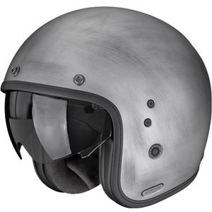 Мотоциклетна каска Scorpion Belfast II Scratch Open Face, сребриста