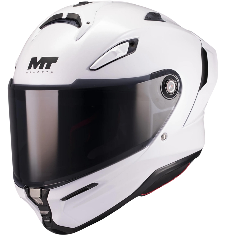 Мотоциклетна каска MT KRE 2 Pure A0, бяла