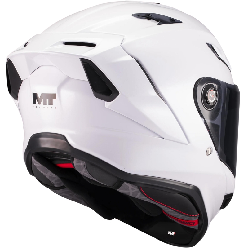 Мотоциклетна каска MT KRE 2 Pure A0, бяла