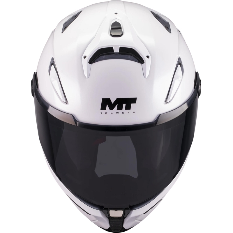 Мотоциклетна каска MT KRE 2 Pure A0, бяла