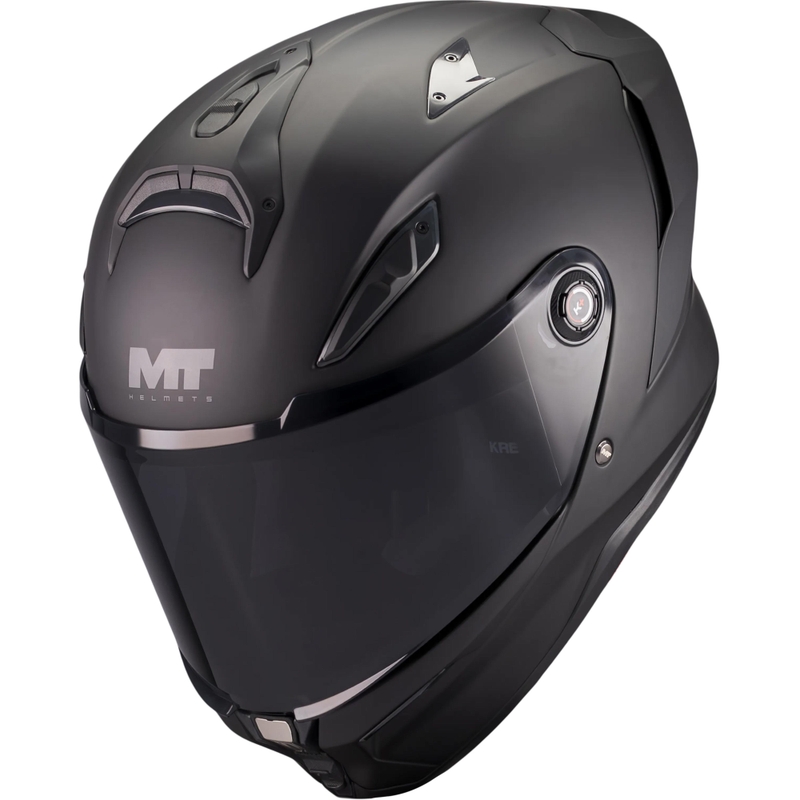 Мотоциклетна каска MT KRE 2 Pure A1, матово черна
