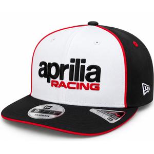 Шапка Aprilia Racing x New Era team edition черно-бяла