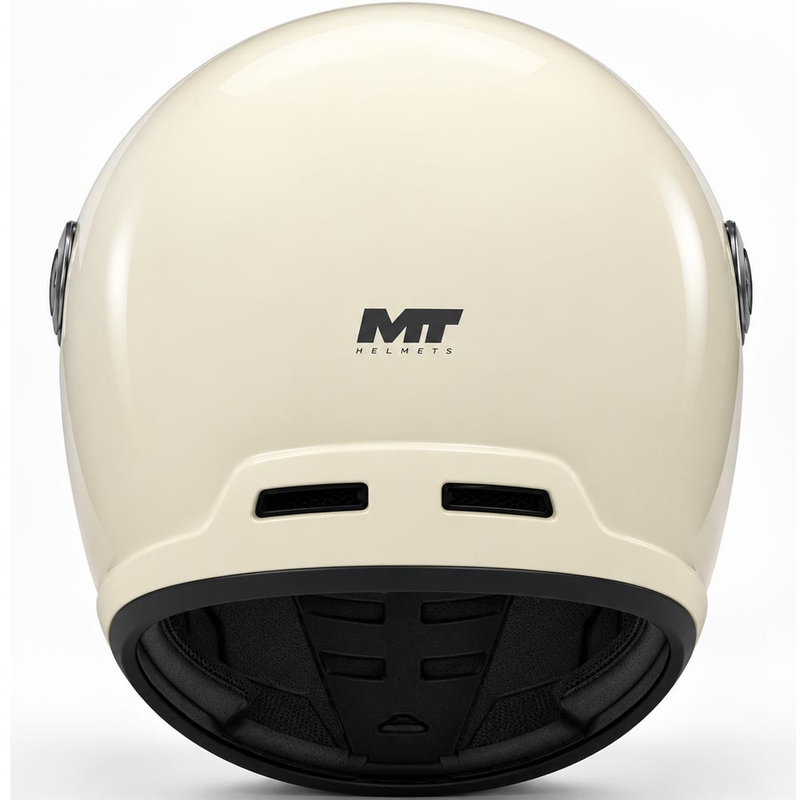Мотоциклетна каска MT Jarama SV Pure A3, кремава