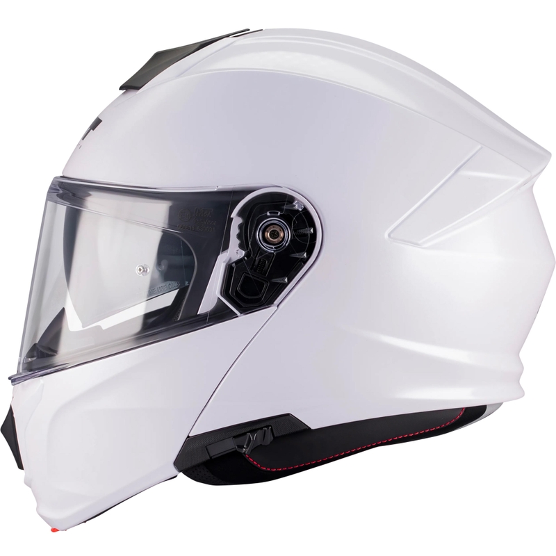 Каска за мотоциклет MT Genesis R SV A0, бяла, с отваряне