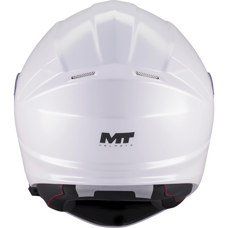 Каска за мотоциклет MT Genesis R SV A0, бяла, с отваряне