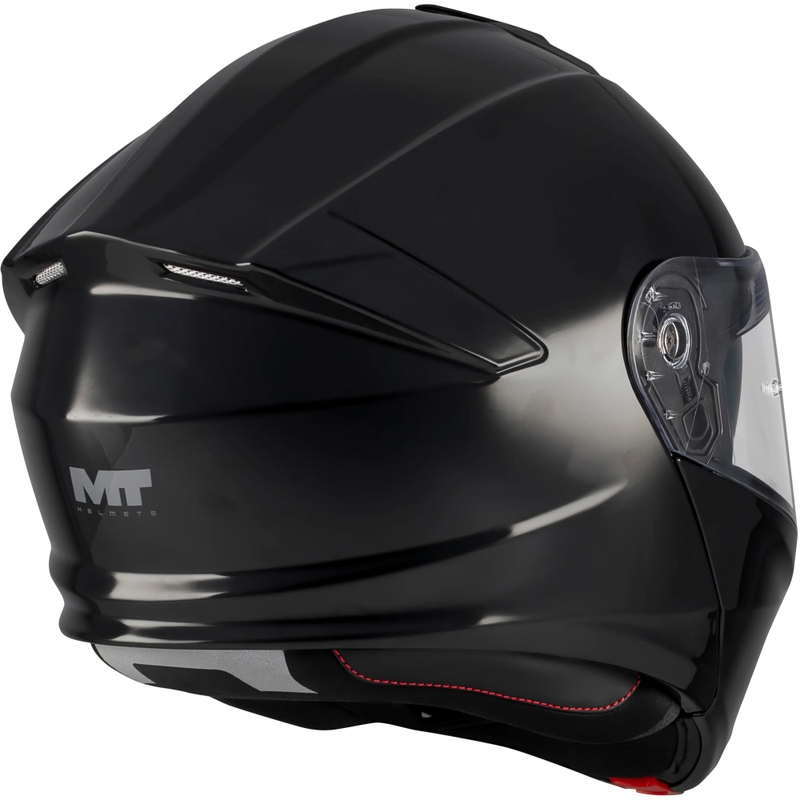 Каска за мотоциклет MT Genesis R SV A1, черна, с отваряне