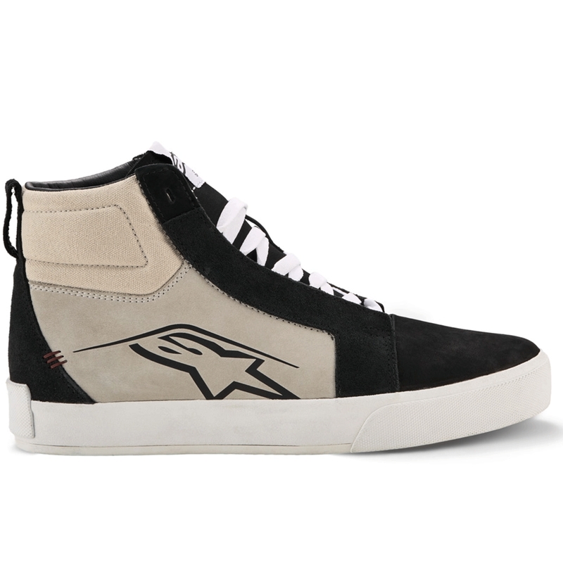 Кожени мотоциклетни ботуши Alpinestars Ride-63 черно-светло сиво-бели