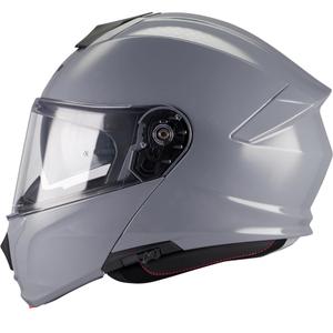 Каска за мотоциклет MT Genesis R SV A12, сив цвят, с отваряне